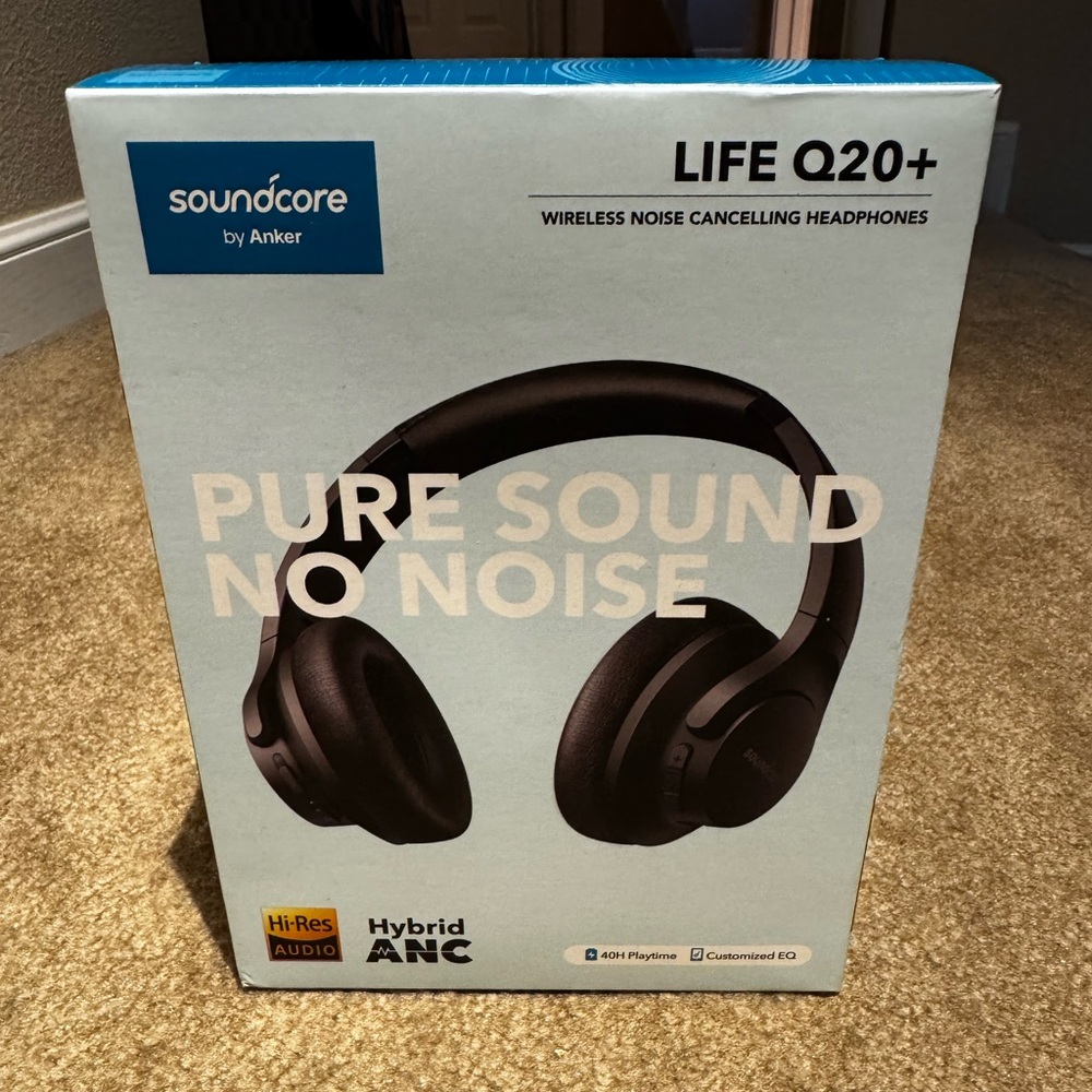 SOLD Life Q20+ Wireless Noise Cancelling Headphones - Black